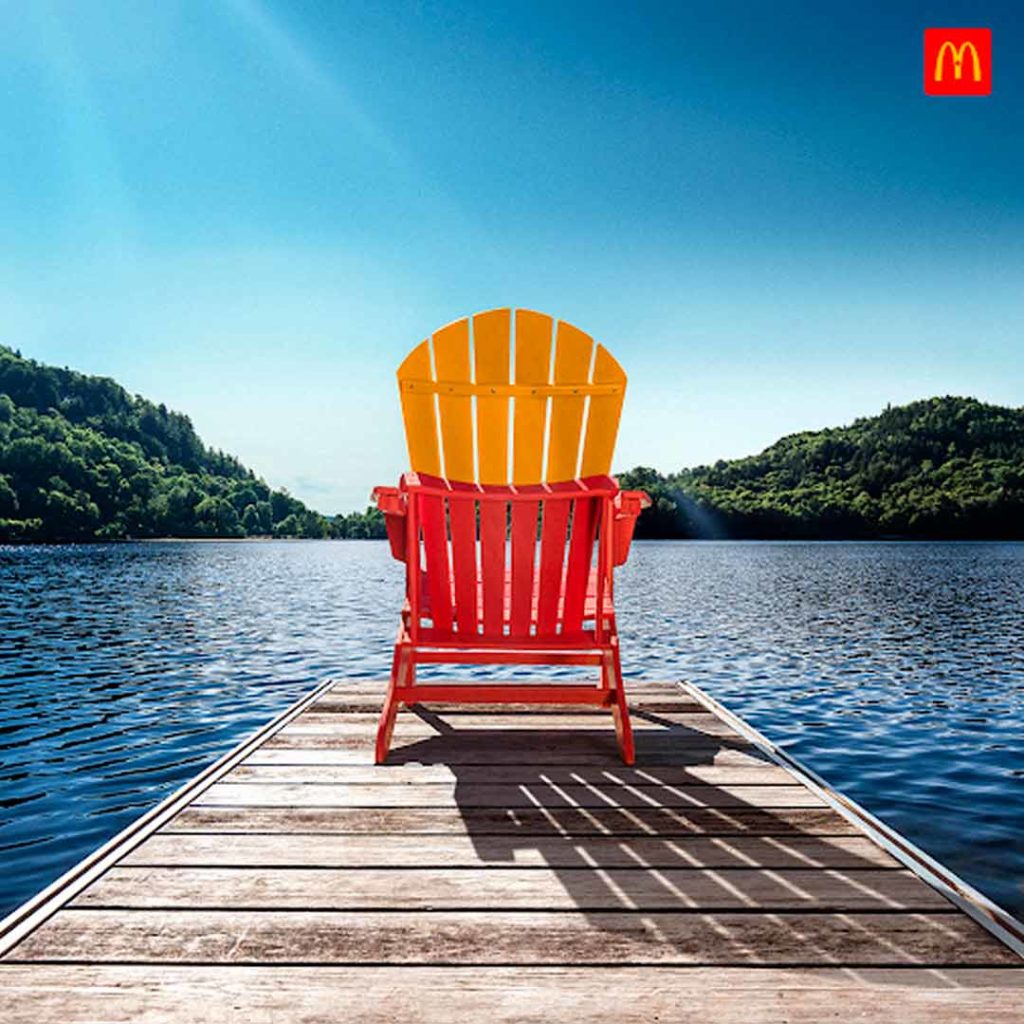 Seasonal Advertising Mcdonalds Chair